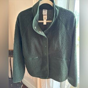 VS PINK Sherpa fleece quarter zip size L